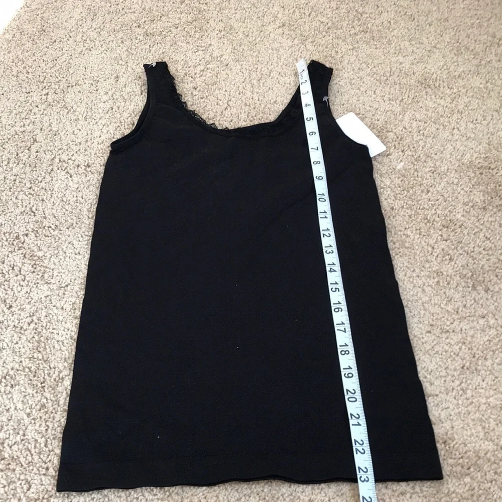NWT! MARILYN MONROE size L black stretchy slip